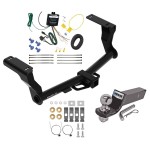 Tow Package For 18-24 Subaru Crosstrek Hybrid Trailer Hitch w/ Wiring 2" Drop Mount 2" Ball 2" Receiver