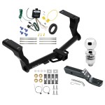 Trailer Tow Hitch For 18-24 Subaru Crosstrek Hybrid Complete Package w/ Wiring and 2" Ball