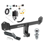 Trailer Tow Hitch For 18-21 BMW X3 Complete Package w/ Wiring and 1-7/8" Ball