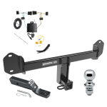 Trailer Tow Hitch For 22-24 BMW X3 Complete Package w/ Wiring and 1-7/8" Ball