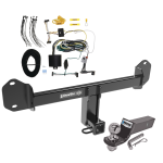 Trailer Tow Hitch For 21-24 BMW X4 Complete Package w/ Wiring and 2" Ball