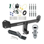 Trailer Tow Hitch For 11-24 BMW X3 19-24 X4 Complete Package w/ Wiring and 1-7/8" Ball