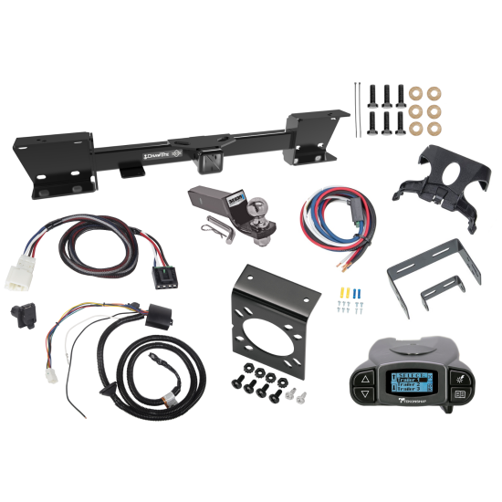 Trailer Hitch Tow Package Prodigy P3 Brake Control For 19-23 Subaru Ascent w/ 7-Way RV Wiring 2" Drop Mount 2" Ball Class 3 2" Receiver Draw-Tite Tekonsha