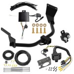 Trailer Hitch w/ 7-Way RV Wiring For 19-24 Acura RDX With +12V Power Provision Class 3 2" Receiver 