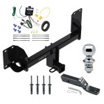 Trailer Tow Hitch For 19-25 BMW X5 Except M Sport Complete Package w/ Wiring and 1-7/8" Ball