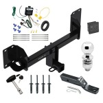 Trailer Tow Hitch For 19-25 BMW X5 Except M Sport Deluxe Package Wiring 2" Ball and Lock