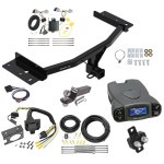 Trailer Hitch Tow Package Prodigy P3 Brake Control For 20-23 Ford Explorer w/ 7-Way RV Wiring 2" Drop Mount 2" Ball Class 4 2" Receiver Draw-Tite Tekonsha