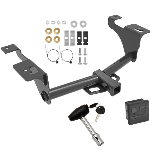 Trailer Tow Hitch For 20-22 Subaru Legacy Sedan 20-24 Outback Wagon 2" Receiver w/ Security Lock Pin Key