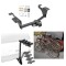 Trailer Hitch w/ 4 Bike Rack For 20-22 Subaru Legacy Sedan 20-24 Outback Wagon Approved for Recreational & Offroad Use Carrier for Adult Woman or Child Bicycles Foldable