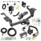 Trailer Hitch Tow Package w/ 7-Way RV Wiring For 20-22 Subaru Legacy Sedan w/ 2" Drop Mount 2" Ball Class 3 2" Receiver 