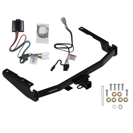 Trailer Tow Hitch For 20-24 Toyota Highlander Except with Twin-Tip Exhaust w/ Wiring Harness Kit