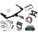 Trailer Hitch Tow Package Prodigy P3 Brake Control For 14-19 Toyota Highlander Except XSE w/ 7-Way RV Wiring 2" Drop Mount 2" Ball Class 4 2" Receiver Draw-Tite Tekonsha