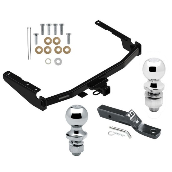 Trailer Tow Hitch For 18-22 Lexus Rx350L 14-24 Toyota Highlander 2" Receiver w/ 1-7/8" and 2" Ball