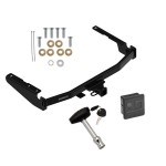 Trailer Tow Hitch For 18-22 Lexus Rx350L 14-24 Toyota Highlander 2" Receiver w/ Security Lock Pin Key