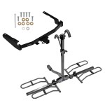 Trailer Tow Hitch For 18-22 Lexus Rx350L 14-24 Toyota Highlander Platform Style 2 Bike Rack