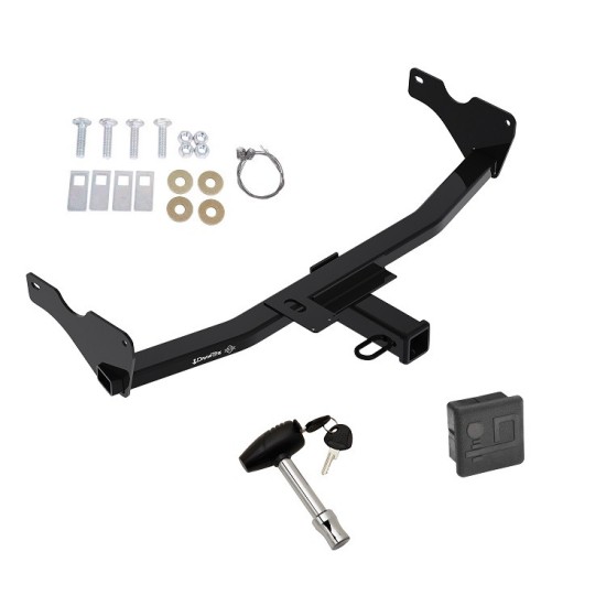 Trailer Tow Hitch For 19-24 Audi Q3 (Except w/Hands-Free Liftgate Sensor) 2" Receiver w/ Security Lock Pin Key