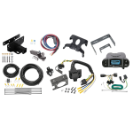 Trailer Hitch Tow Package Prodigy P3 Brake Control For 07-17 Jeep Wrangler 2018 Wrangler JK Except w/Right Hand Drive w/ 7-Way RV Wiring 2" Drop Mount 2" Ball Class 3 2" Receiver Draw-Tite Tekonsha