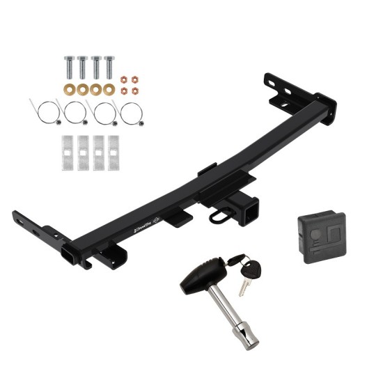 Trailer Tow Hitch For 14-23 Jeep Cherokee Trailhawk 2" Receiver w/ Security Lock Pin Key