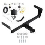 Trailer Tow Hitch For 21-24 Nissan Rogue 2" Receiver Class 3 w/ Wiring Harness Kit