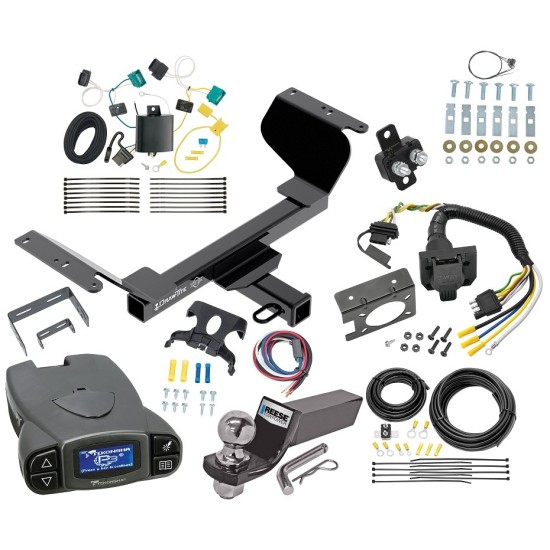 Trailer Hitch Tow Package Prodigy P3 Brake Control For 18-21 Chevrolet Equinox Except Premier or Models w/1.6L Diesel w/ 7-Way RV Wiring 2" Drop Mount 2" Ball Class 3 2" Receiver Draw-Tite Tekonsha