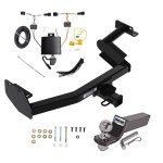 Trailer Tow Hitch For 23-24 Hyundai Palisade Complete Package w/ Wiring and 2" Ball