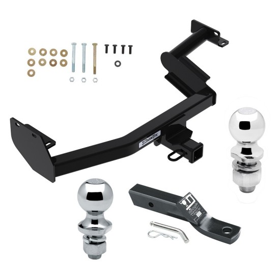 Trailer Tow Hitch For 20-24 KIA Telluride Hyundai Palisade Receiver w/ 1-7/8" and 2" Ball