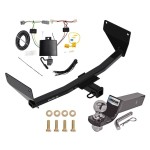 Trailer Tow Hitch For 21-23 Toyota Venza Complete Package w/ Wiring and 2" Ball