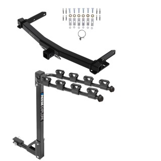 Trailer Tow Hitch For 11-22 Dodge Durango Jeep Grand Cherokee 2022 WK Old Body Style Tilt Away Arm Fold Down Carrier