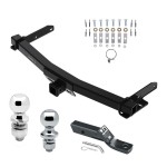 Trailer Tow Hitch For 11-22 Dodge Durango Jeep Grand Cherokee 2022 WK Old Body Style w/ 1-7/8" and 2" Ball