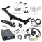 Trailer Hitch Tow Package Prodigy P3 Brake Control For 11-13 Jeep Grand Cherokee Exc SRT-8 w/Removable OEM Fascia Panel Only w/ 7-Way RV Wiring 2" Drop Mount 2" Ball Class 4 2" Receiver Draw-Tite Tekonsha