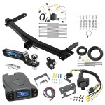 Trailer Hitch Tow Package Prodigy P3 Brake Control For 14-21 Jeep Grand Cherokee 2022 WK Old Body Style w/ 7-Way RV Wiring 2" Drop Mount 2" Ball Class 4 2" Receiver Draw-Tite Tekonsha