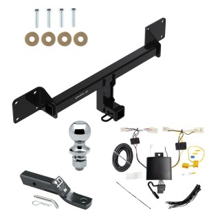 Trailer Tow Hitch For 2021-2023 Ford Bronco Sport Complete Package w/ Wiring and 1-7/8" Ball