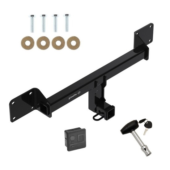 Trailer Tow Hitch For 2021-2023 Ford Bronco Sport Class 3 2" Receiver w/ Security Lock Pin Key