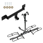 Trailer Tow Hitch For 2021-2023 Ford Bronco Sport Class 3 2" Receiver Platform Style 2 Bike Rack