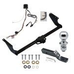 Trailer Tow Hitch For 21-24 Toyota Sienna 2" Receiver Complete Package w/ Wiring and 1-7/8" Ball