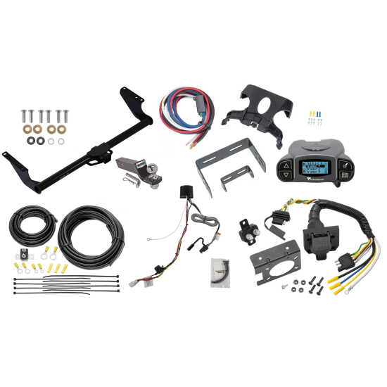 Trailer Hitch Tow Package Prodigy P3 Brake Control For 21-24 Toyota Sienna w/ 7-Way RV Wiring 2" Drop Mount 2" Ball Class 3 2" Receiver Draw-Tite Tekonsha