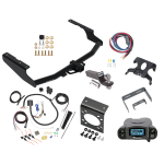 Trailer Hitch Tow Package Prodigy P3 Brake Control For 14-19 Toyota Highlander Except XSE w/ 7-Way RV Wiring 2" Drop Mount 2" Ball Class 4 2" Receiver Draw-Tite Tekonsha