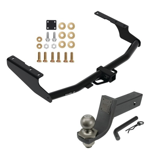 For 2014-2019 Toyota Highlander Except XSE Trailer Hitch Tow PKG + Interlock Tactical Starter Kit w/ 3-1/4" Drop & 2" Ball By Draw-Tite