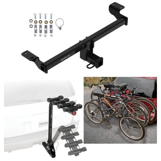 Bike rack that fits into trailer hitch on sale