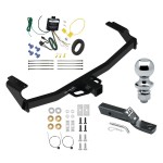 Trailer Tow Hitch For 21-24 Mercedes-Benz GLA250 Complete Package w/ Wiring and 1-7/8" Ball