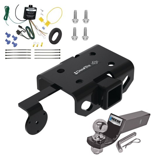 Trailer Tow Hitch For 10-22 Volkswagen Amarok Complete Package w/ Wiring and 2" Ball