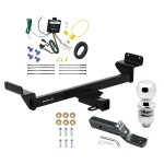 Trailer Tow Hitch For 23-24 KIA Sportage 2" Receiver Class 3 w/ Wiring Harness Kit and 2" Ball