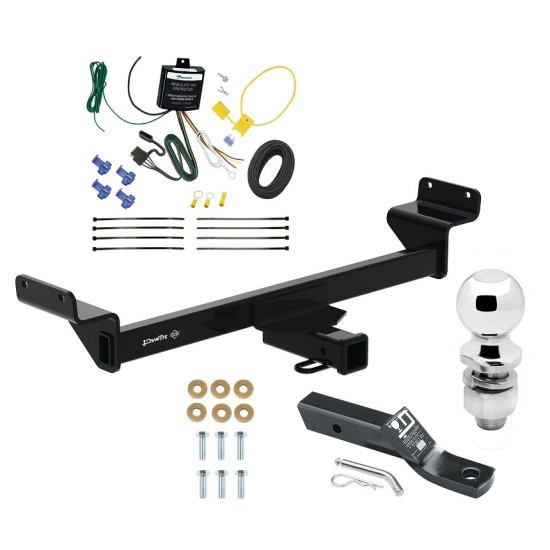 Trailer Tow Hitch For 23-24 KIA Sportage 2" Receiver Class 3 w/ Wiring Harness Kit and 2" Ball