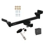 Trailer Tow Hitch For 22-24 Hyundai Tucson 23-24 KIA Sportage 2" Receiver Class 3 w/ Security Lock Pin Key