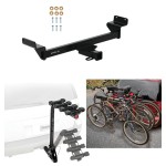 Trailer Hitch w/ 4 Bike Rack For 22-24 Hyundai Tucson 23-24 KIA Sportage Approved for Recreational & Offroad Use Carrier for Adult Woman or Child Bicycles Foldable