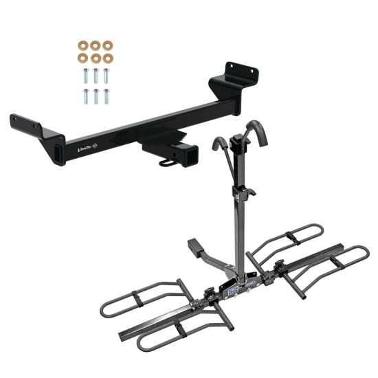 Trailer Tow Hitch For 22-24 Hyundai Tucson 23-24 KIA Sportage 2" Receiver Class 3 Platform Style 2 Bike Rack