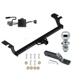 Trailer Tow Hitch For 22-24 KIA Carnival Class 3 2" Receiver Complete Package w/ Wiring and 1-7/8" Ball