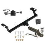 Trailer Tow Hitch For 22-24 KIA Carnival Deluxe Package Wiring 2" Ball Mount and Lock