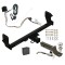 Trailer Tow Hitch For 22-24 Mitsubishi Eclipse Cross Deluxe Package Wiring 2" Ball Mount and Lock