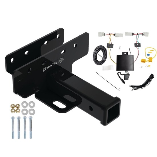 Trailer Tow Hitch For 21-24 Ford Bronco w/LED Taillights w/ Plug & Play Wiring Kit Class 3 2" Receiver Draw-Tite